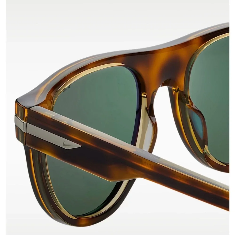 Nike Crescent III Men's Sunglasses‎ Tortoise Shell Green Lenses